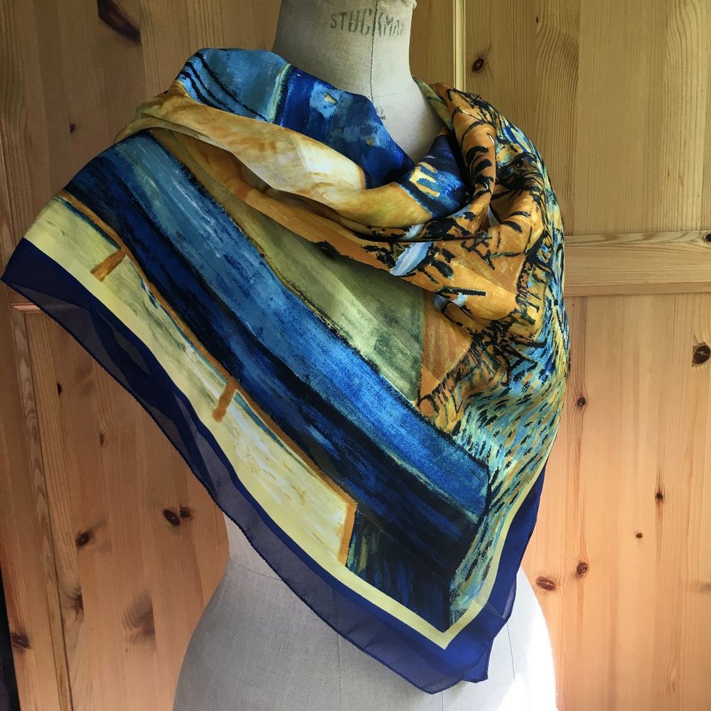 Van Gogh "Cafe at Night " Scarf  34" Square